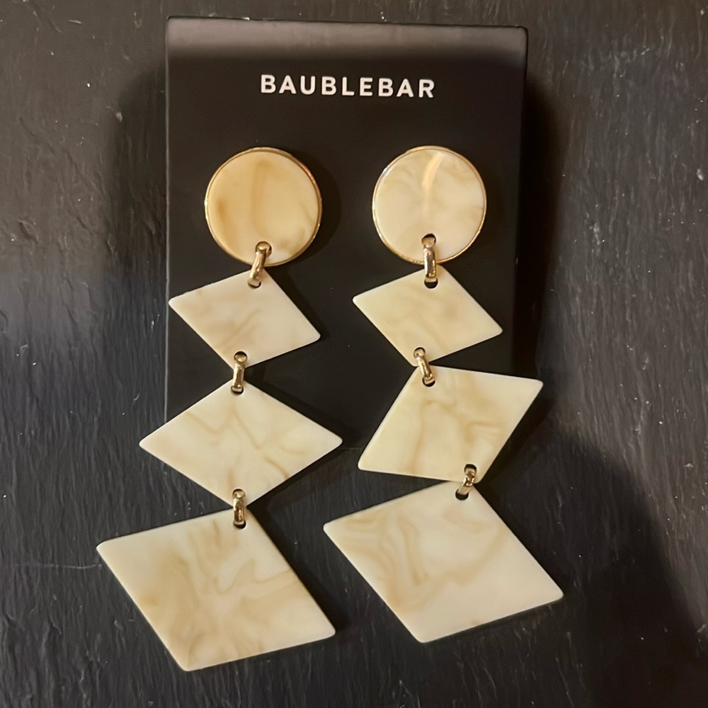 Baublebar Earrings. Geometric shapes